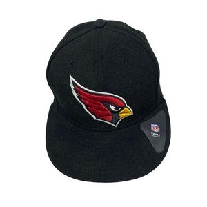New Era 59Fifty Arizona Cardinals NFL Black Fitted‎ Hat Cap 7 1/4